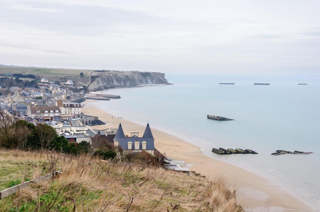 Les Volets Bleus - Duplex Proche Plage Et Centre Arromanches-les-Bains Zewnętrze zdjęcie