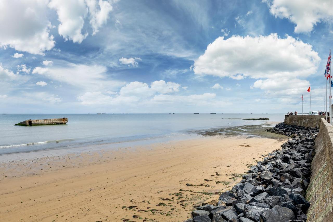 Les Volets Bleus - Duplex Proche Plage Et Centre Arromanches-les-Bains Zewnętrze zdjęcie
